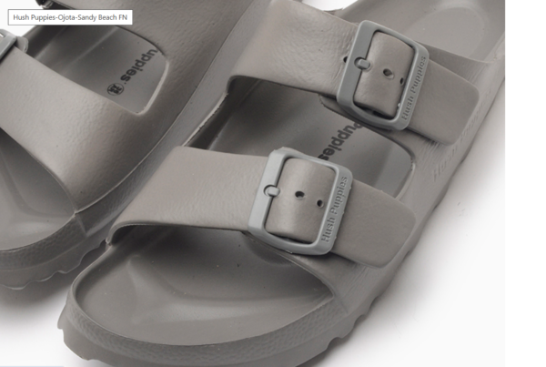 Ojota Hush Puppies Gris Sandy Beach - Imagen 2