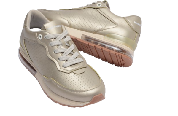 Zapatillas Hush Puppies Dorado Slim - Imagen 3